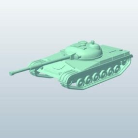 Model 3D radzieckiego czołgu podstawowego
