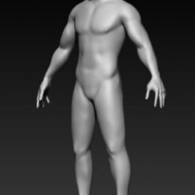 Man Head Character Set 3d model