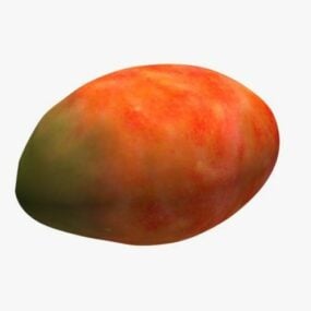 Model 3D czerwonego mango
