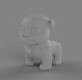Model 3D Maq Rubble Dog