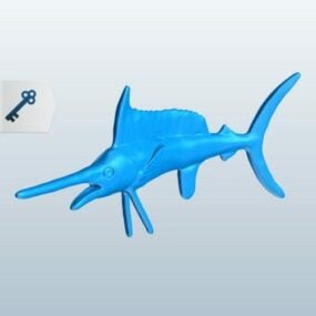 Marlin Fish 3d model