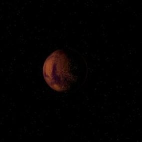 Modello 3d del pianeta Marte