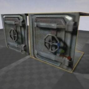 Mô hình 3d hoạt hình cánh cửa khổng lồ