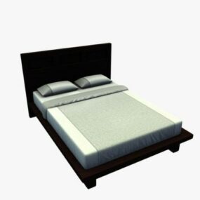 Master Bed King Size 3d model