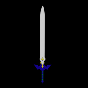 Master Sword Lowpoly 3d model