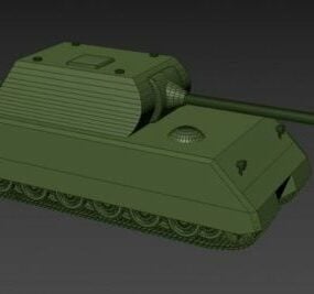 Maus Tank דגם 3D