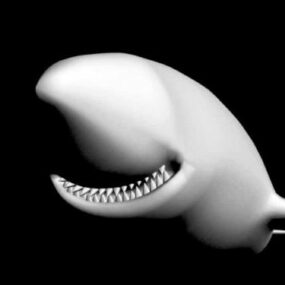 โมเดลสัตว์ฉลามยิ้ม 3d