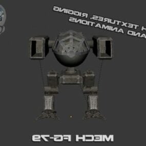 Steam Mech Robot Transport 3d-modell