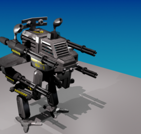 3d модель фентезійного робота-меха