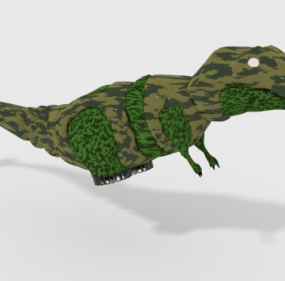 공룡 골판지 3d 모델