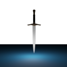 Simple Medieval Dagger 3d model