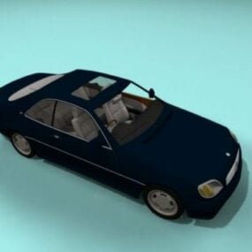 メルセデス 600 セダン車 3D モデル
