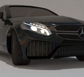 سيارة مرسيدس AMG C63 موديل 3D