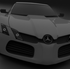メルセデスベンツ車のコンセプト3Dモデル