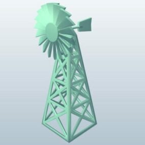 Cartoon Windmill 3d model