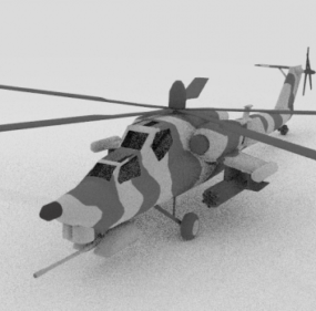 Model helikoptera Mi28 Havoc 3D