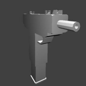 3D model zbraně Micro Uzi Gun