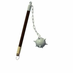 Military Flail Weapon 3d model