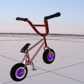 Modelo 3d de mini bicicleta rocker