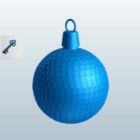 Mirror Ball Christmas Ornament 3D-malli