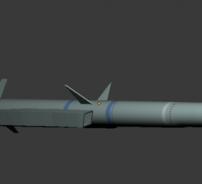Missile Mbda Weapon 3d model