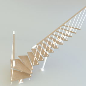현대 계단 디자인 3d 모델