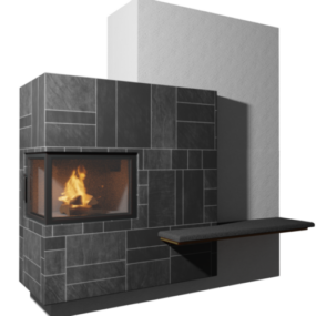 现代木炉3d模型
