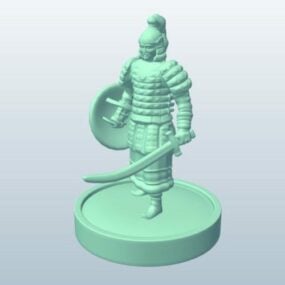 مدل سه بعدی جنگجوی مغولی