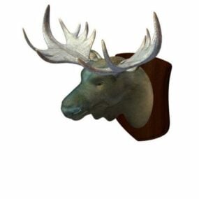 Moose Decoration 3d-model