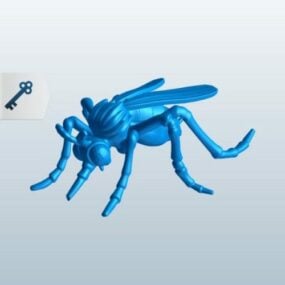 蚊子 Lowpoly 3D模型