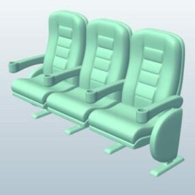Movie Theater Chair 3d model