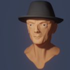 Mr.smith Agent Head Sculpture