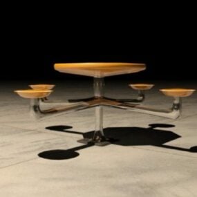דגם תלת מימד של שולחן רב תכליתי