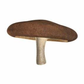 Fantasy Mushroom Scene 3d model