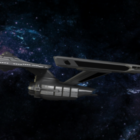 Uss Enterprise Star Spaceship