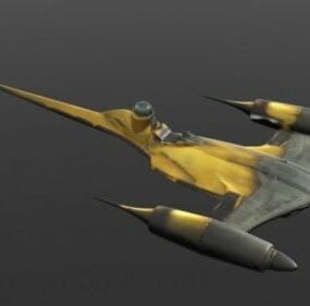 Vaisseau spatial Naboo Starfighter modèle 3D