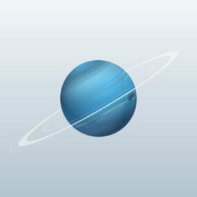 Realistisk Neptune 3d-modell