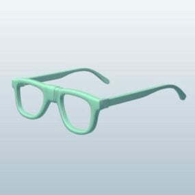 Moderni Nerd Glasses 3D-malli