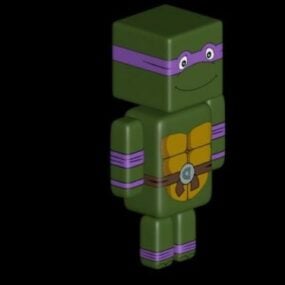 Ninja Turtle Lego Style 3d model