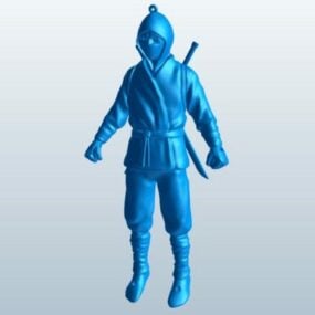 Ninja Warrior Printable Character 3Dモデル