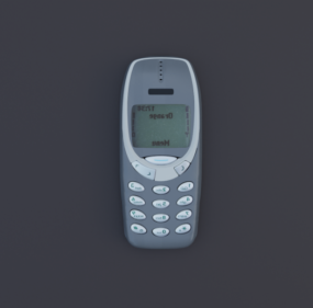 Nokia 3310 telefoon 3D-model
