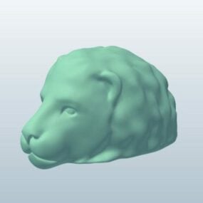 Novelty Head Lion 3d model