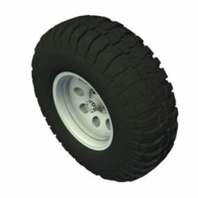 3D model terénní pneumatiky