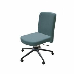 Simple Fabric Office Chair 3d model