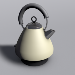 3д модель модного электрического чайника