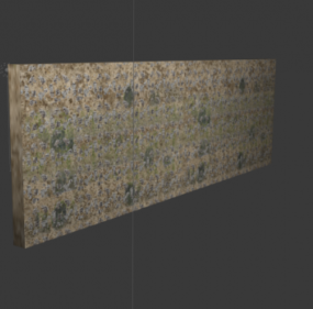 Old Stone Wall 3d model