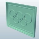 Framed Of Olympic Rings