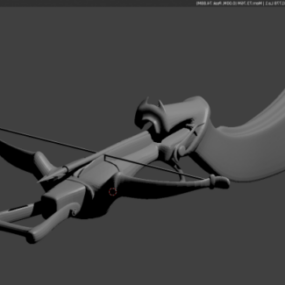 One Handed Crossbow Weapon 3d model