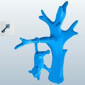 Opos na drzewie Model 3D do druku