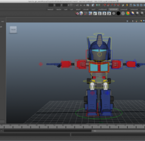 Optimus Prime Transformer Robot 3d model
